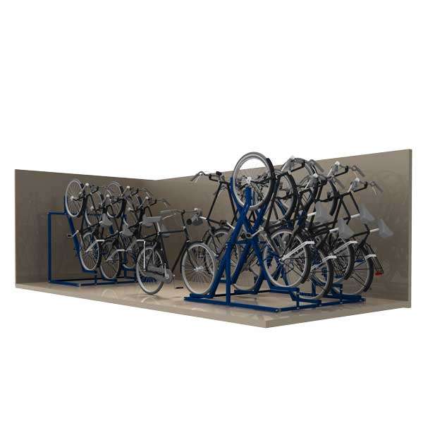 Fahrradparksysteme | Kompakt Fahrradparksysteme | FalcoVert platzsparender Fahrradständer | image #9 |  