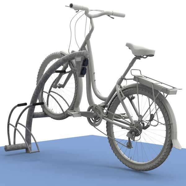 Fahrradparksysteme | Fahrradständer mit E-Bike Ladestation | FalcoIon Fahrradständer, Aufladestation für E-Bikes | image #2 |  