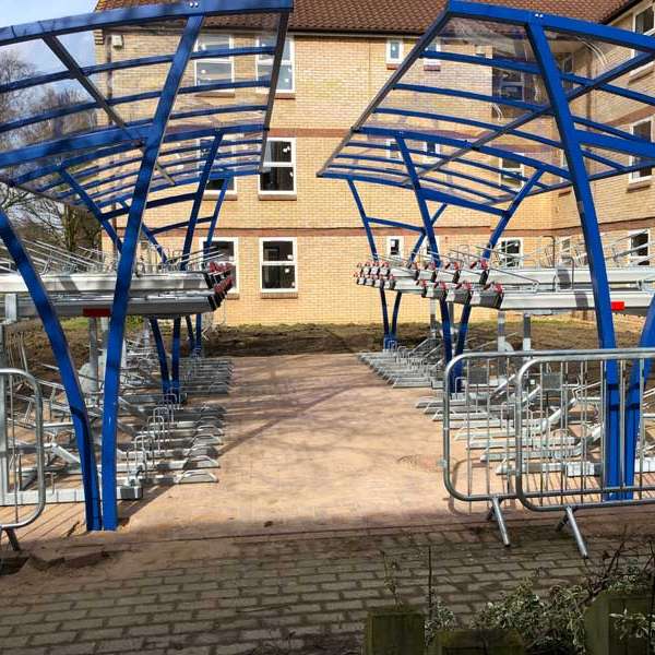 Überdachungen und Abstellräume | Fahrradüberdachung für Doppelstockparker | FalcoRail Überdachung für Doppelstockparker, einseitig Überdachungen und Abstellräume | Fahrradüberdachung für Doppelstockparker | FalcoRail Überdachung für Doppelstockparker, einseitig | image #5 |