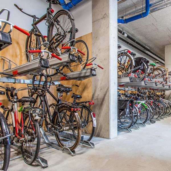 Fahrradparksysteme | Kompakt Fahrradparksysteme | FalcoLevel Premium+ Doppelstockparker | image #2 |  