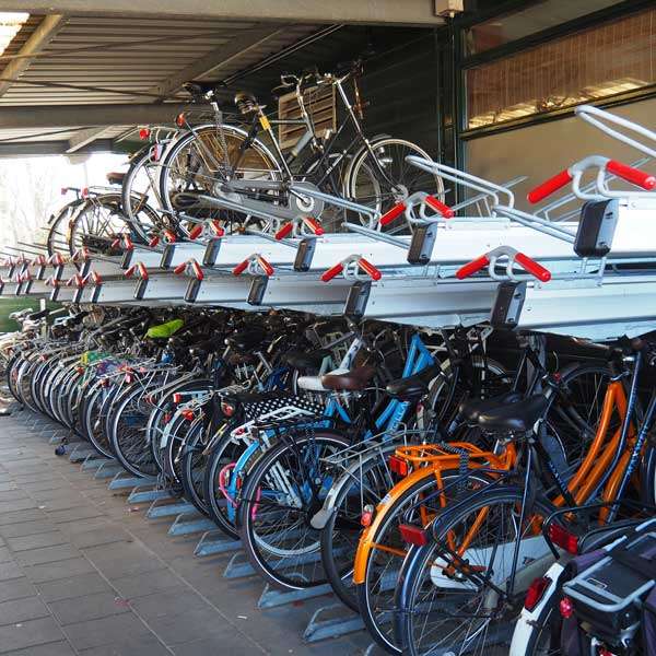 Fahrradparksysteme | Kompakt Fahrradparksysteme | FalcoLevel Premium+ Doppelstockparker | image #9 |  