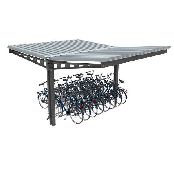 Überdachungen und Abstellräume | Fahrradüberdachungen | FalcoHoth Überdachung, doppelseitig Überdachungen und Abstellräume | Fahrradüberdachungen | FalcoHoth Überdachung, doppelseitig | image #1 |