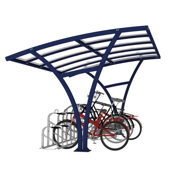 Überdachungen und Abstellräume | Fahrradüberdachungen | FalcoRail Low Fahrradüberdachung, einseitig Überdachungen und Abstellräume | Fahrradüberdachungen | FalcoRail Low Fahrradüberdachung, einseitig | image #1 |