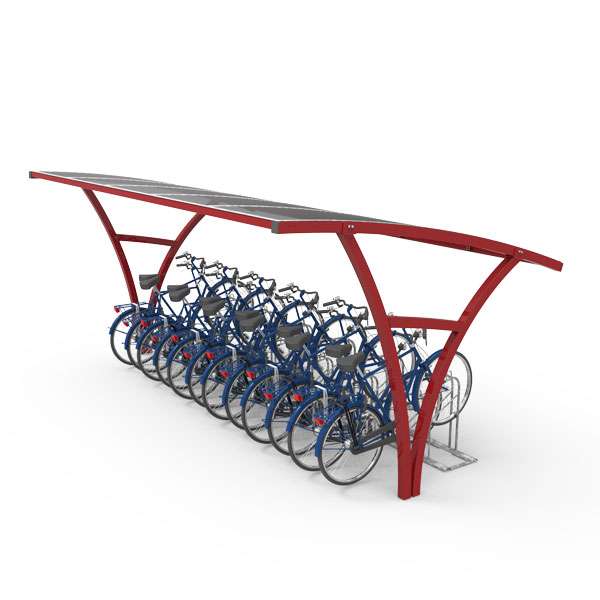 Überdachungen und Abstellräume | Fahrradüberdachungen | FalcoRail Low Fahrradüberdachung, einseitig Überdachungen und Abstellräume | Fahrradüberdachungen | FalcoRail Low Fahrradüberdachung, einseitig | image #7 |