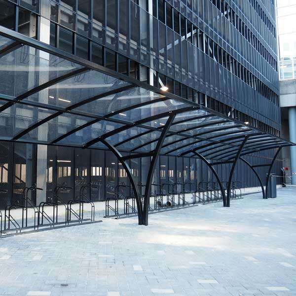 Überdachungen und Abstellräume | Fahrradüberdachungen | FalcoRail Low Fahrradüberdachung, einseitig Überdachungen und Abstellräume | Fahrradüberdachungen | FalcoRail Low Fahrradüberdachung, einseitig | image #7 |
