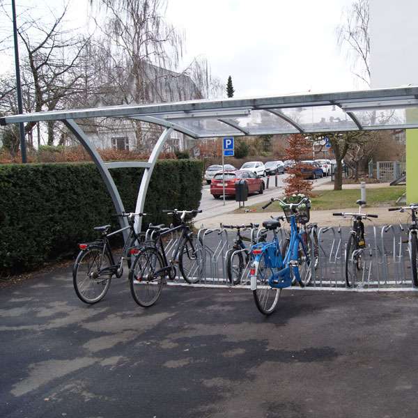 Überdachungen und Abstellräume | Fahrradüberdachungen | FalcoRail Low Fahrradüberdachung, doppelseitig Überdachungen und Abstellräume | Fahrradüberdachungen | FalcoRail Low Fahrradüberdachung, doppelseitig | image #4 |