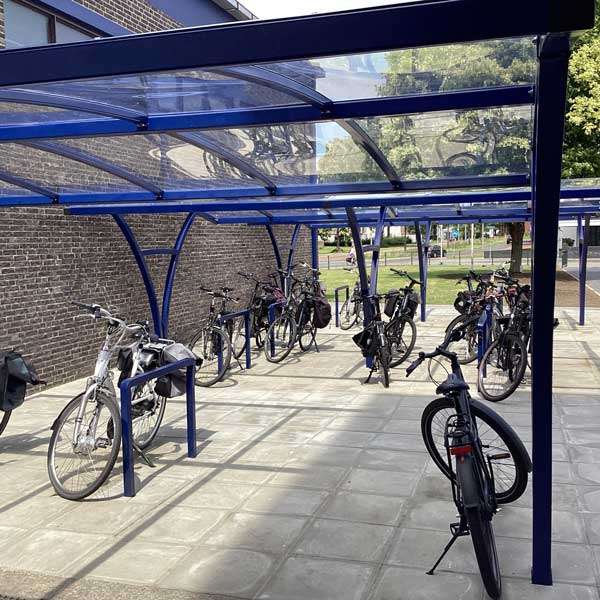 Überdachungen und Abstellräume | Fahrradüberdachungen | FalcoRail Low Fahrradüberdachung, doppelseitig Überdachungen und Abstellräume | Fahrradüberdachungen | FalcoRail Low Fahrradüberdachung, doppelseitig | image #3 |