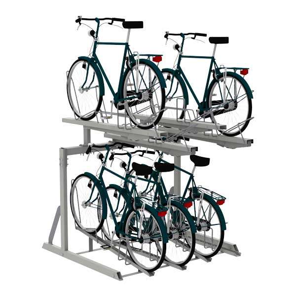 Fahrradparksysteme | Kompakt Fahrradparksysteme | FalcoLevel Eco Doppelstockparker | image #1 |  