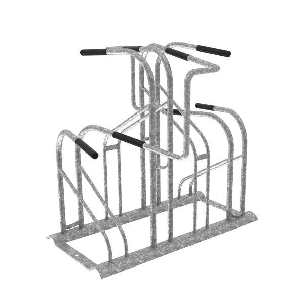 Fahrradparksysteme | Fahrradständer mit Befestigungspfosten | Ideal 2.0 Fahrradständer mit Anbindemöglichkeit | image #6 |  