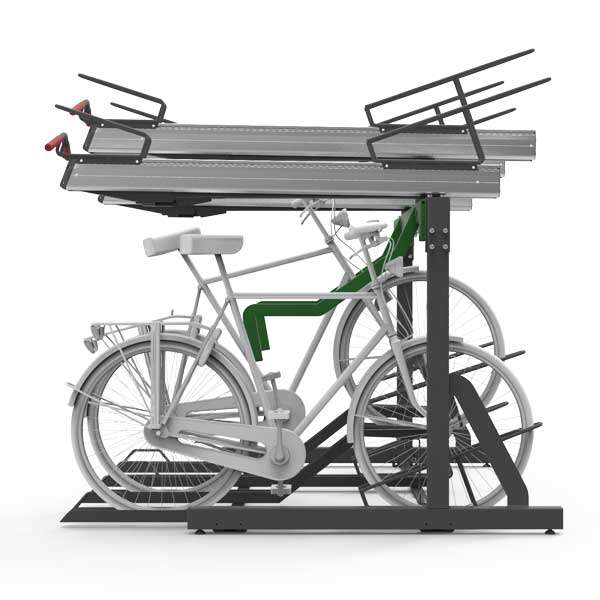 Fahrradparksysteme | Kompakt Fahrradparksysteme | FalcoLevel Premium+ Doppelstockparker | image #18 |  