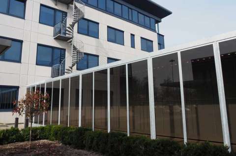 Regenschutzüberdachung