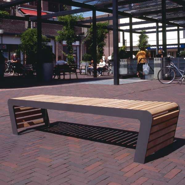 Stadtmobiliar | Parkbänke | FalcoLinea Parkbank ohne Rückenlehne, Holz Stadtmobiliar | Parkbänke | FalcoLinea Parkbank ohne Rückenlehne, Holz | image #2 |