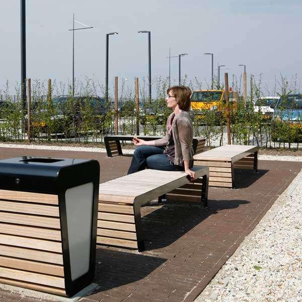 Stadtmobiliar | Parkbänke | FalcoLinea Parkbank ohne Rückenlehne, Holz Stadtmobiliar | Parkbänke | FalcoLinea Parkbank ohne Rückenlehne, Holz | image #6 |