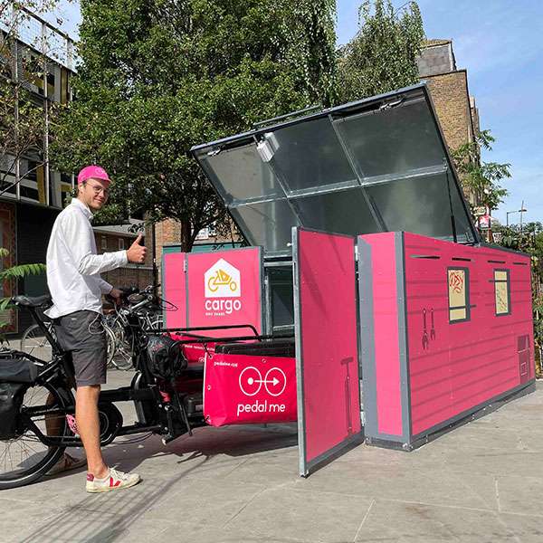 Überdachungen und Abstellräume | Abstellräume | FalcoCargobox Lastenfahrrad Garage | image #3 |  