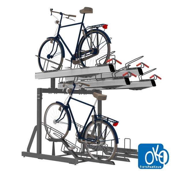 Fahrradparken Doppelstockparker FalcoLevel Premium+ Fahrradparksysteme