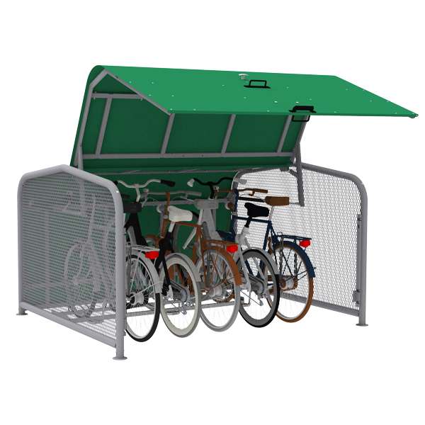 Fahrradparksysteme | Fahrradgaragen | FalcoPod: abschließbare Fahrradbox | image #1 |  