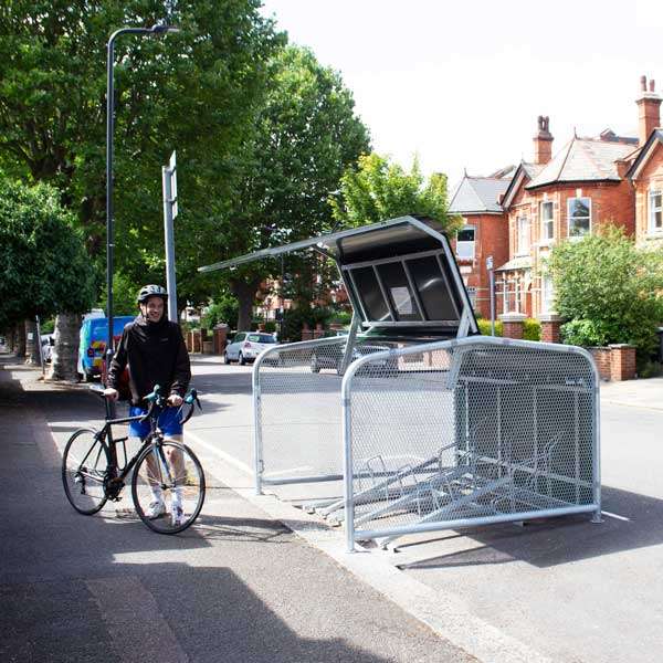 FalcoPod: abschließbare Fahrradbox