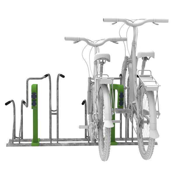 Fahrradparksysteme | Fahrradständer mit E-Bike Ladestation | Ideal 2.0 Fahrradständer mit E-Bike Ladestation | image #5 |  