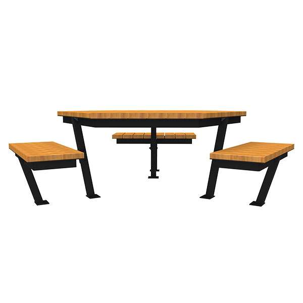 straatmeubilair picknickset rolstoelvriendelijk