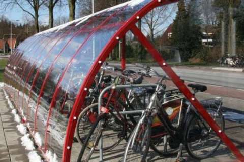 Falco Fahrradüberdachung für Bushaltestelle