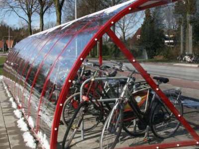 Falco Fahrradüberdachung für Bushaltestelle
