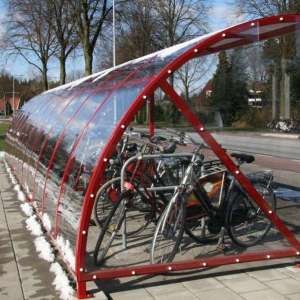 Falco Fahrradüberdachung für Bushaltestelle