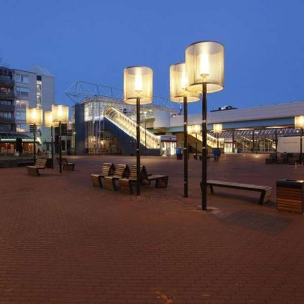 Einrichtung des Stadtplatzes Capelle