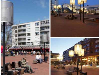 Einrichtung des Stadtplatzes Capelle