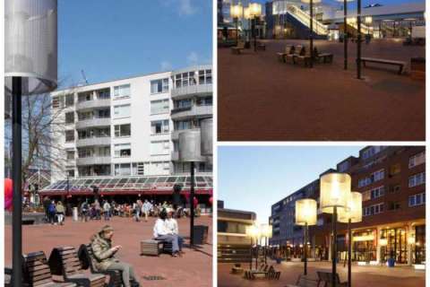 Einrichtung des Stadtplatzes Capelle