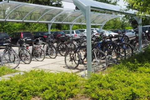 Fahrradüberdachungen FalcoGamma für HEAD Acoustics