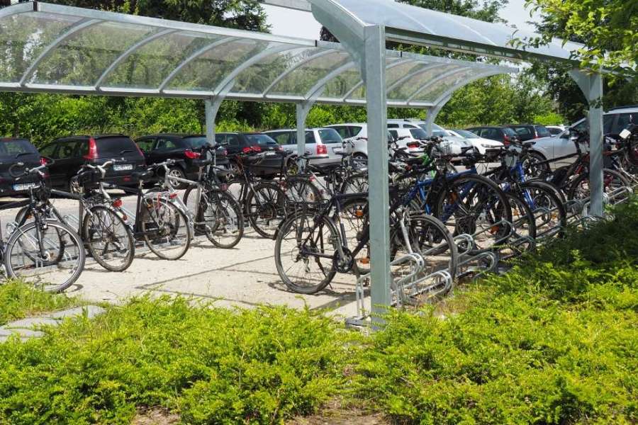 Fahrradüberdachungen FalcoGamma für HEAD Acoustics