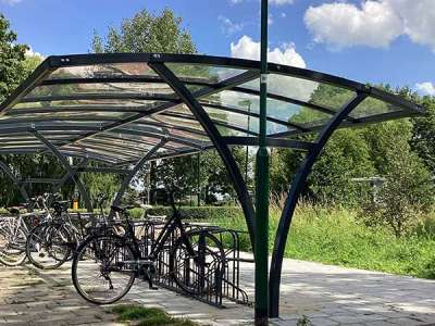 FalcoRail Fahrradüberdachungen für Bushaltestellen