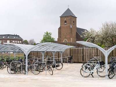 Zukunftsfähiger Fahrradparkplatz für den Busbahnhof Neede