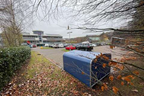 Praktisches Fahrradparken für eine moderne Gesundheitseinrichtung