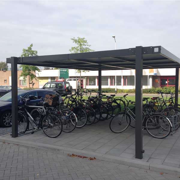 Fahrradüberdachung FalcoSpan  Überdachungen und Abstellräume  Multifunktions Überdachungssysteme 
