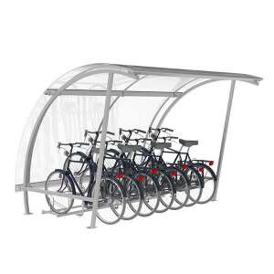 Überdachungen und Abstellräume | Fahrradüberdachungen | FalcoLite Fahrradüberdachung, einseitig | image #1