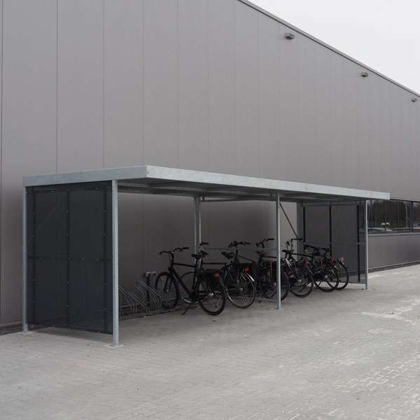 overkapping fietsparkeren FalcoZan fietsoverkapping
