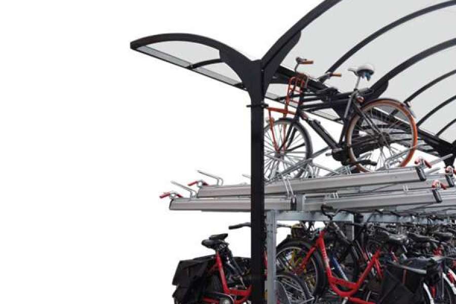 FalcoGamma Level Überdachung für Doppelstockparker, doppelseitig
