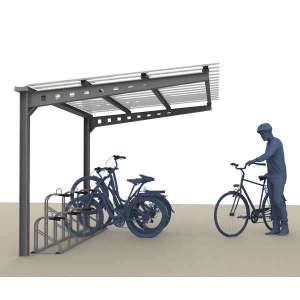 Überdachungen und Abstellräume | Fahrradüberdachungen | FalcoAndo Fahrradüberdachung, einseitig | image #1