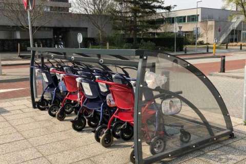 Rollstuhlunterstand für Krankenhaus in Amsterdam