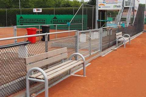 Bänke für den Tennisclub: TC Animo in Terneuzen