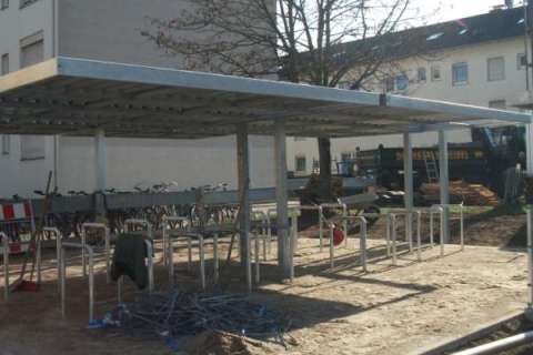 Falco Span Überdachung für die Bike & Ride Anlagen der Stadt Mannheim!