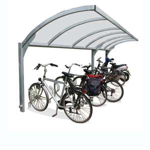 Überdachungen und Abstellräume | Fahrradüberdachungen | FalcoGamma Hi Fahrradüberdachung | image #1| Fahrradüberdachung FalcoGamma Hi