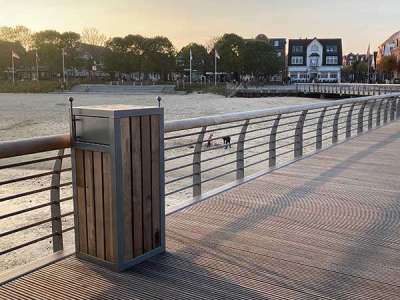Nachhaltige Stadtmöblierung für die neue Mittelbrücke in Wyk auf Föhr