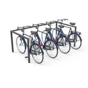 Fahrradparksysteme | Fahrradanlehnbügel | FalcoGrid einseitige Fahrradstellplatz Abgrenzung | image #1