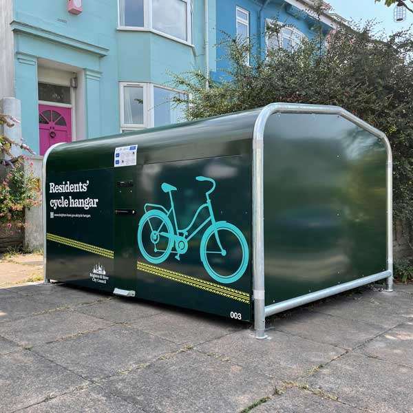 FalcoPod: abschließbare Fahrradbox