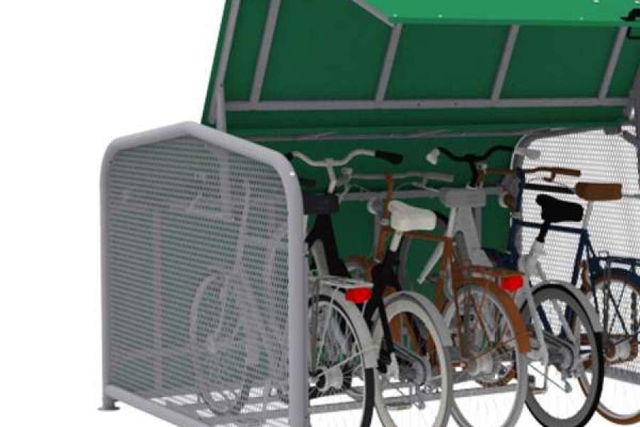 FalcoPod: abschließbare Fahrradbox