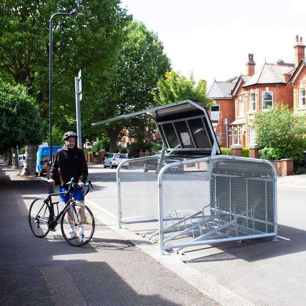 FalcoPod: abschließbare Fahrradbox