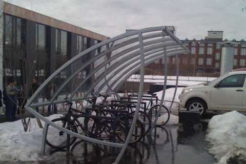 Überdachung Fahrradparken