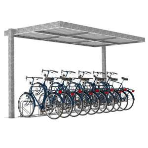Überdachungen und Abstellräume | Fahrradüberdachungen | FalcoSpan Fahrradüberdachung | image #1